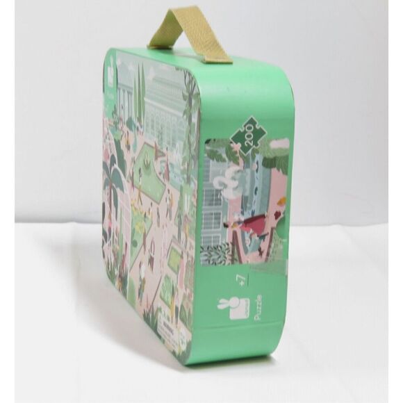 Janod 200 PC Botanical Garden Floor Puzzle Designed in France Ages 7+ Travels - Picture 4 of 5